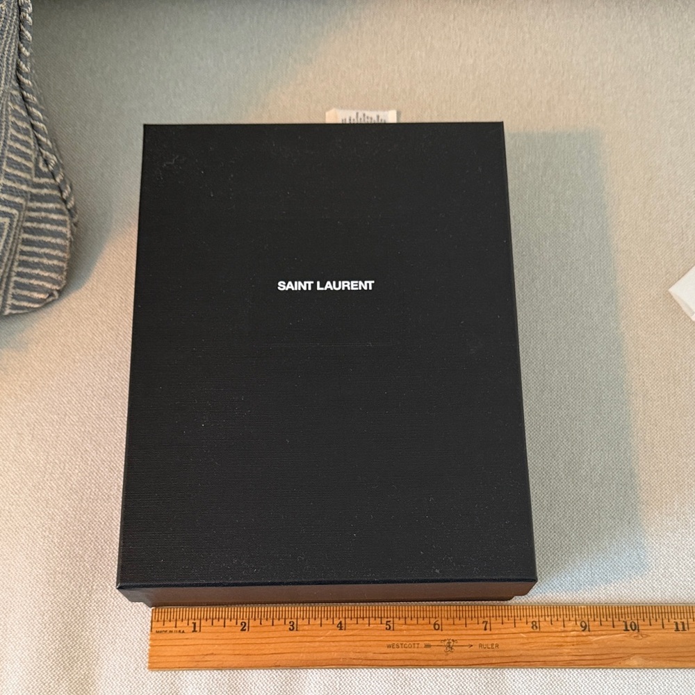 Saint Laurent Elegant Black Decorative Box
